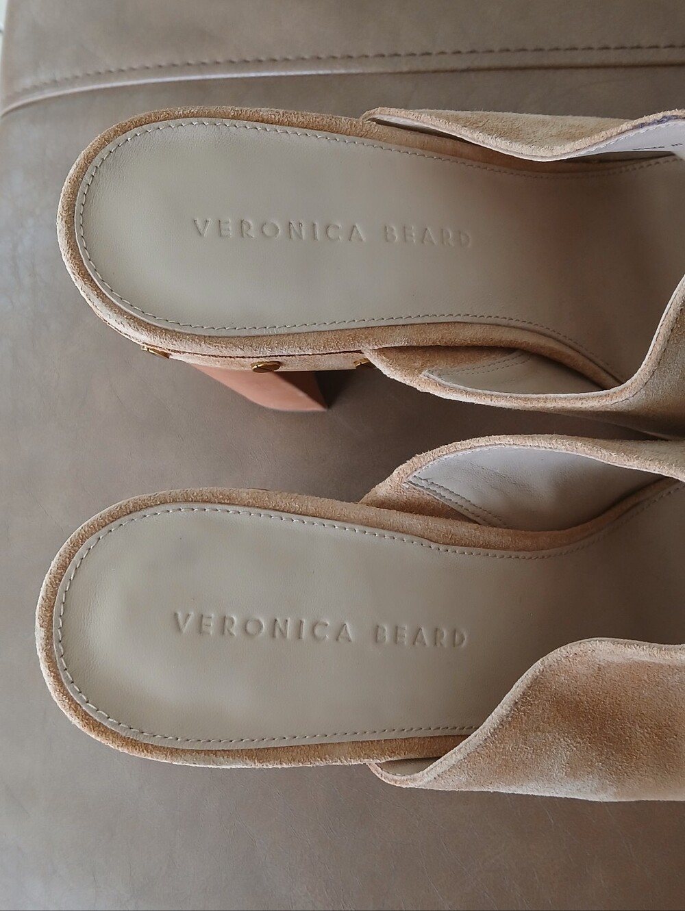 Veronica Beard Grita Suede Clogs - Picture 11 of 12